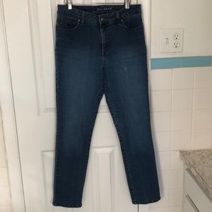 Straight leg jean pants